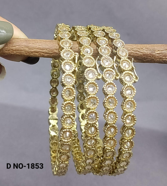 Polki Bangles Sku 1853 G2 - rchiecreation