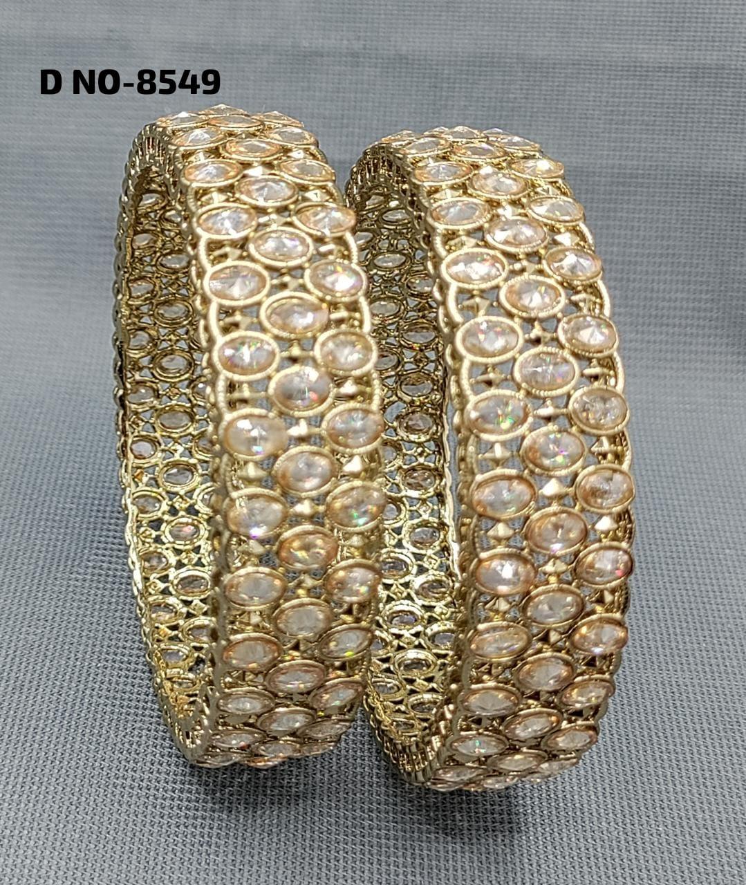 Polki Bangles Sku-8549 F3 - rchiecreation