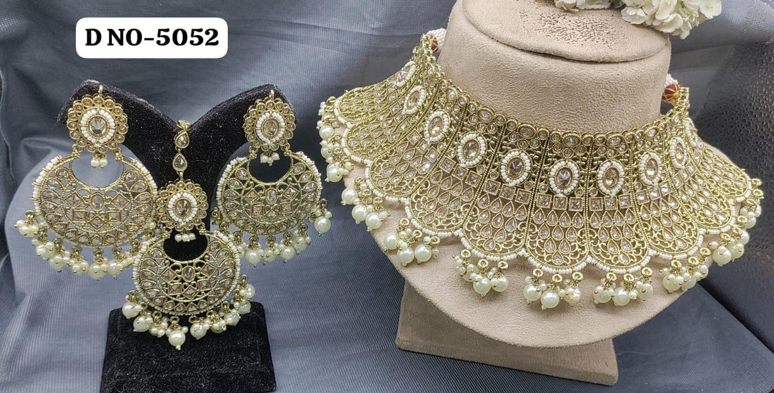 Polki bridal Necklace Sku-5052 B2 - rchiecreation