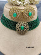 Polki Choker Necklace Sku -5701 B4 - rchiecreation