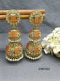 Polki Double Jhumki Earring Sku 903 A4 - rchiecreation