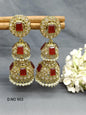 Polki Double Jhumki Earring Sku 903 A4 - rchiecreation