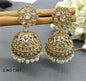 Polki Jhumki Earring Sku 1367 A3 - rchiecreation