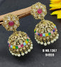 Polki Jhumki Earring Sku 1367 A3 - rchiecreation