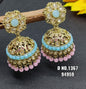 Polki Jhumki Earring Sku 1367 A3 - rchiecreation