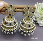 Polki Jhumki Earring Sku-687 A3 - rchiecreation