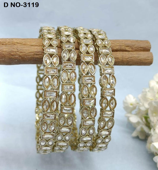 Polki Mehandi Bangles Sku- 3119 F2 - rchiecreation