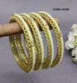 Polki Mehandi Bangles Sku 3160 G3 - rchiecreation