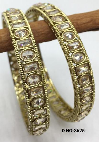 Polki Mehandi Bangles Sku- 8625 F2 - rchiecreation