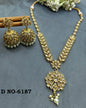 Polki Mehandi Necklace Set SKU 6187 B4 - rchiecreation