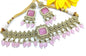 Polki Necklace Mehndi Set Sku-5729 B1 - rchiecreation