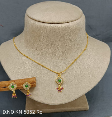 Golden Chain pendant Sku KN 5052 RO/C-7