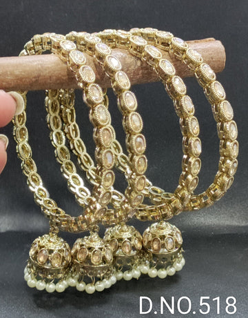 Polki Mehandi Bangle SKU- 518