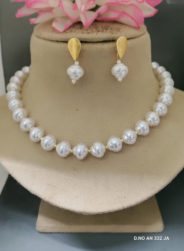 Pearl Mala Necklace Set, SKU AN 332 JA