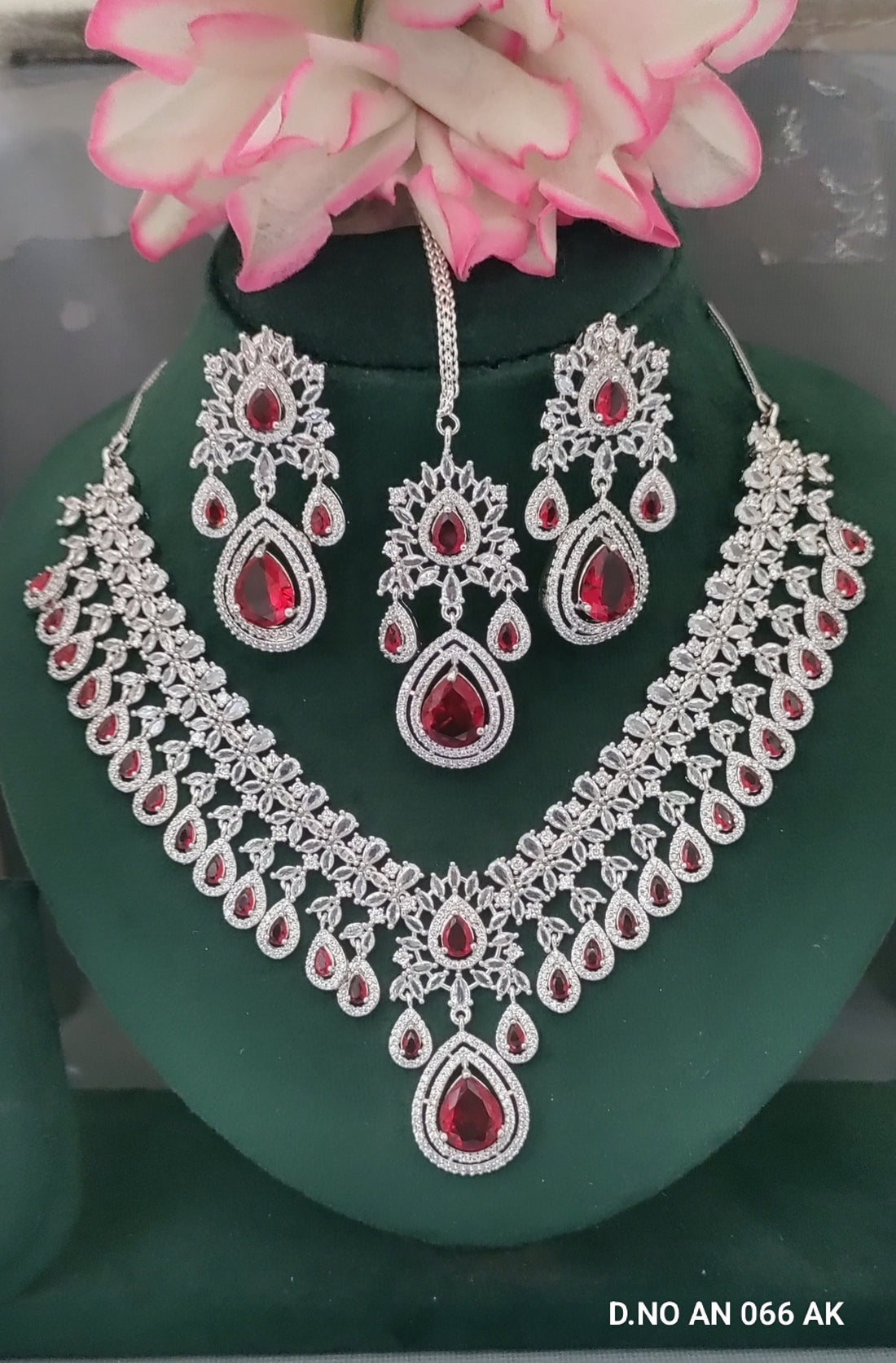 American diamond necklace AN 066 AK/C-8