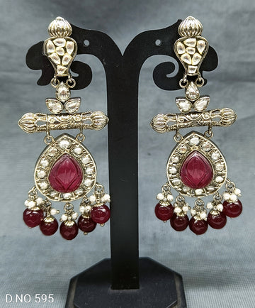 Tiyani Kundan Earring Sku-595 D2 sale