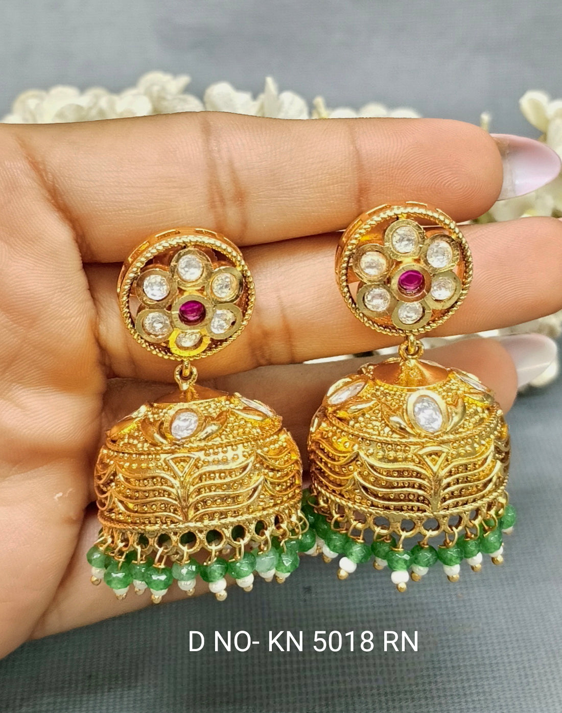 Antique Golden Earring Sku 5018 RN/D-3