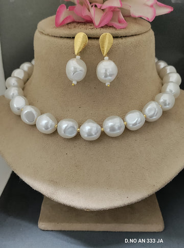 Pearl Mala Necklace Set, SKU AN 333 JA