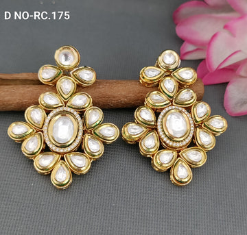 Golden Kundan Earing SKU-RC.175 D-3