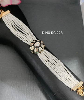 Golden Kundan Minakari Bracelet sku RC 228 D-5