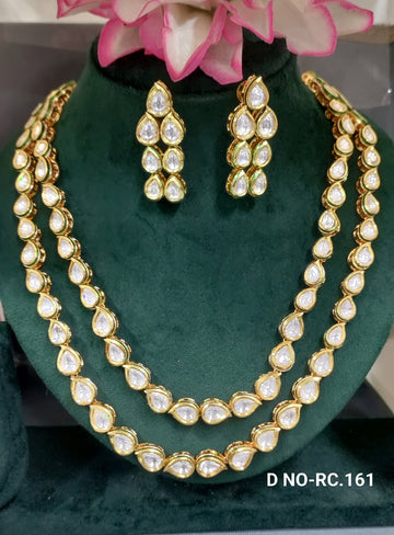 Golden Kundan Necklace SKU-RC.161 D-4