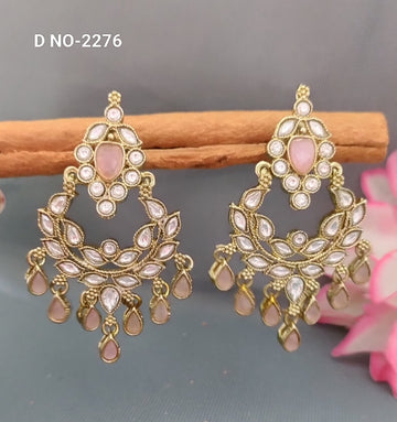 Mehandi Mossiniate Kundan Earring SKU 2276 A-6