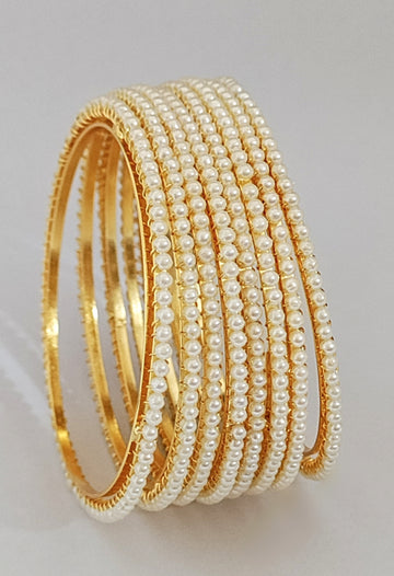 Golden Pearl Bangle SKU-6249