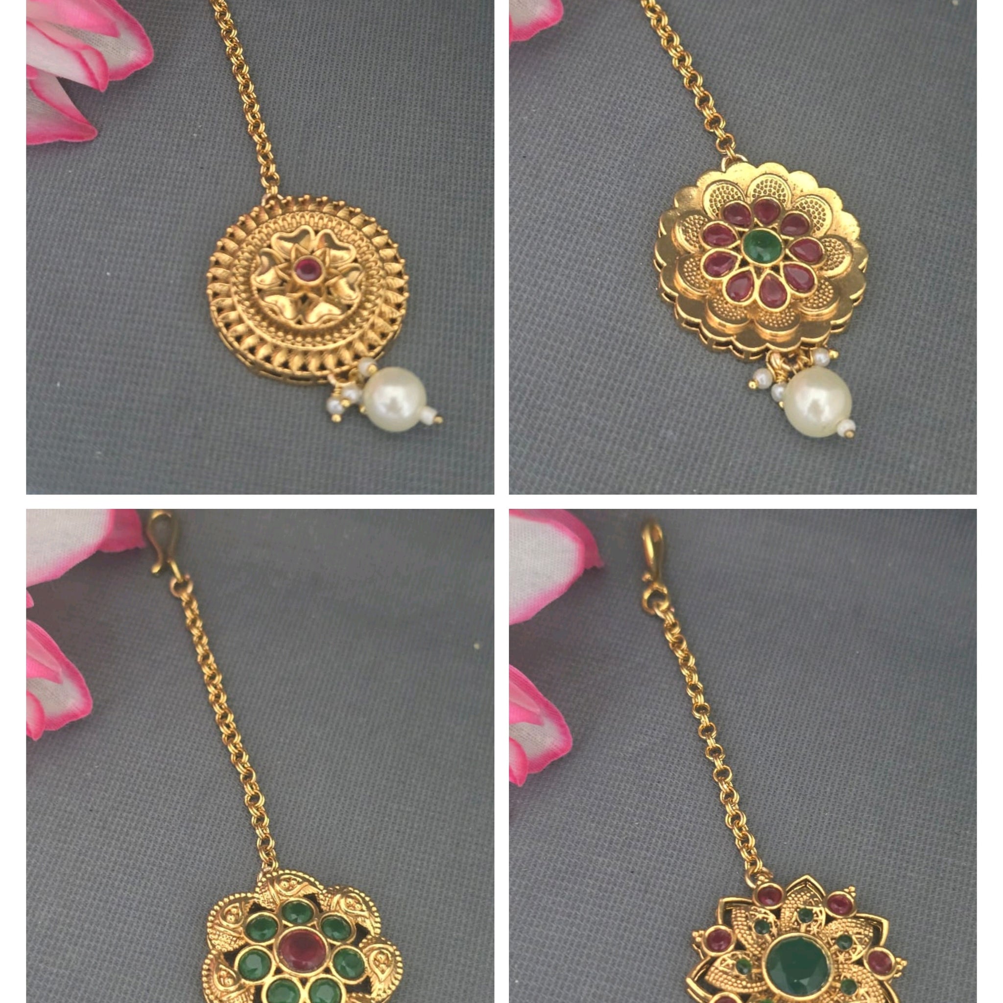 Antique Golden Tikka SKU RC 166