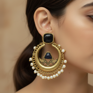 Antique Golden Earring SKU KN 5078 TO