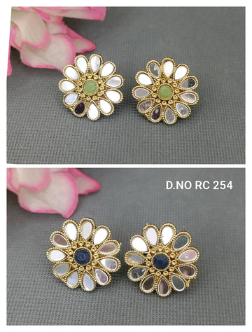 Mehandi Mirror Combo Earring SKU 254 A-1
