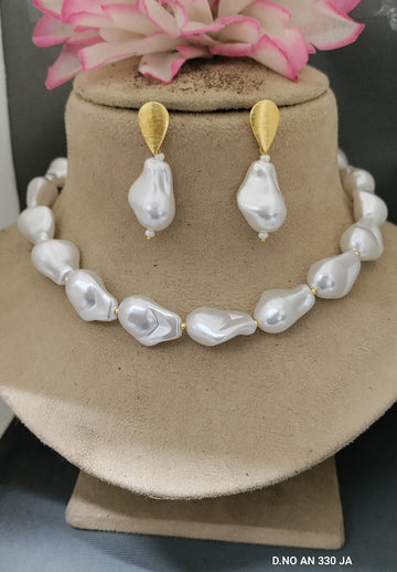 Pearl  Mala Necklace Set SKU AN 330 JA