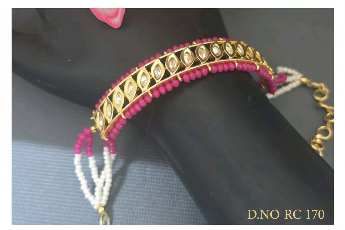 Golden Kundan Bracelet SKU RC 170 D-4