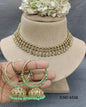 Polki Mehandi Necklace Set Sku 6558 B 1 rchiecreation