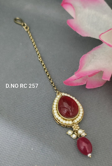 Mehandi Polki Tikka SKu RC 257 H-1