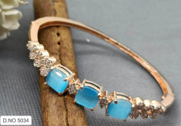 Cz Ad Bracelet Sku-5034  C4