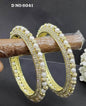 Stone Bangles Golden Sku -6041 G4 - rchiecreation