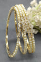 Golden pearl Bangles Sku 6000 rchiecreation