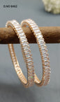 Cz ad Bangles Rosegold Sku-8462 C4