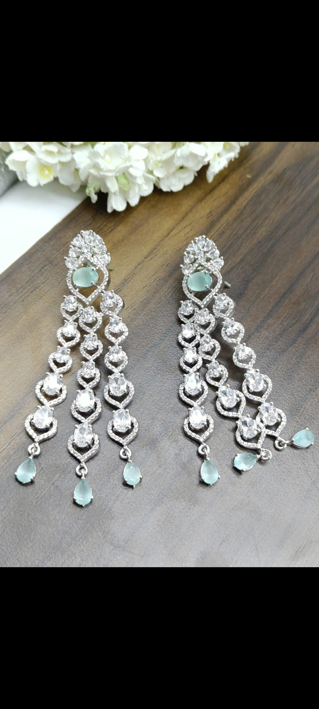 American Diamond Earring -815 - rchiecreation