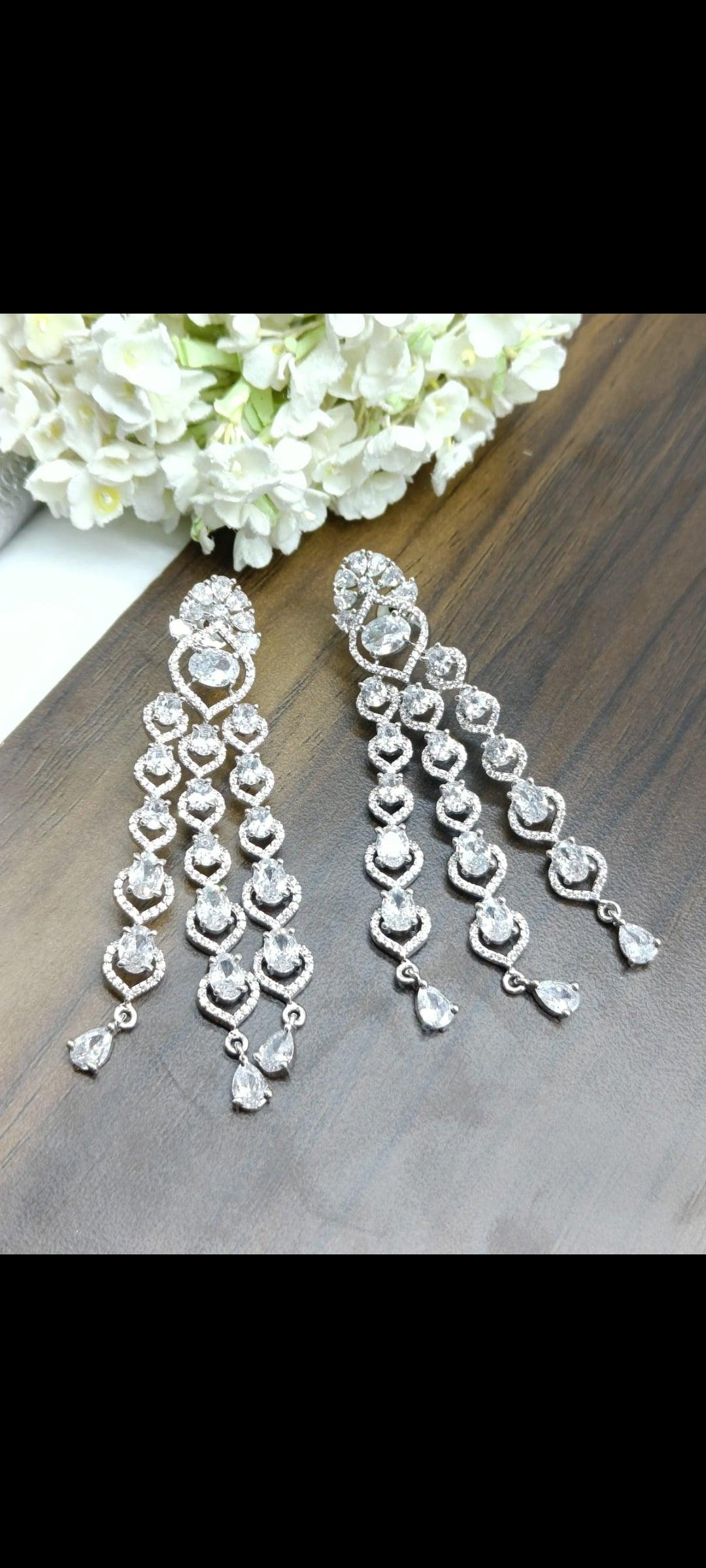 American Diamond Earring -815 - rchiecreation