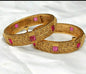 Antique Golden Bangles Sku-3011 D2 - rchiecreation