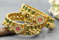 Antique Golden Bangles Sku 3075 D2 - rchiecreation