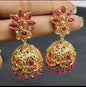 Antique Golden Earrings Sku 665 D3 - rchiecreation