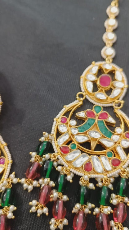 Pachi kundan earrings tica sku 2151