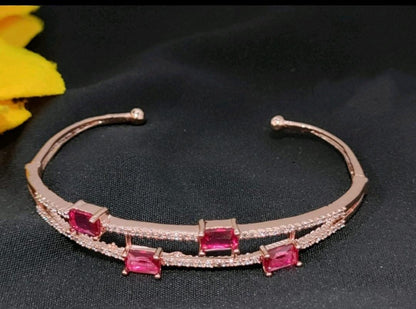 Cz Ad Bracelet Sku- 8849 C4 - rchiecreation