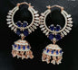 Cz Ad Earrings Jhumki Rosegold Sku-514-C1 - rchiecreation