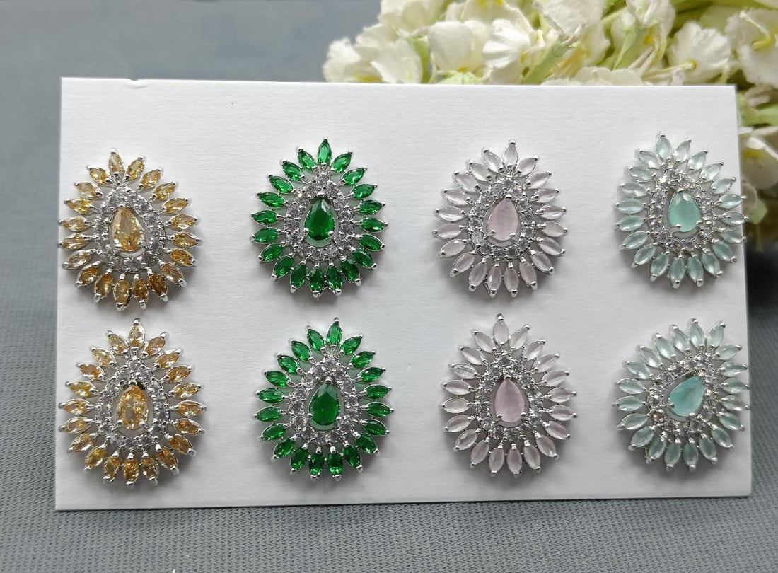 Diamond Tops Stud Earring Sku- 859 C1 - rchiecreation