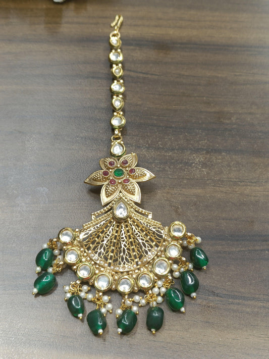 Golden Kundan Tikka - rchiecreation