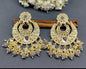 Kundan Earring Golden Sku -751 A1 - rchiecreation