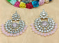 Kundan Earring Mehndi Sku 804 A2 - rchiecreation